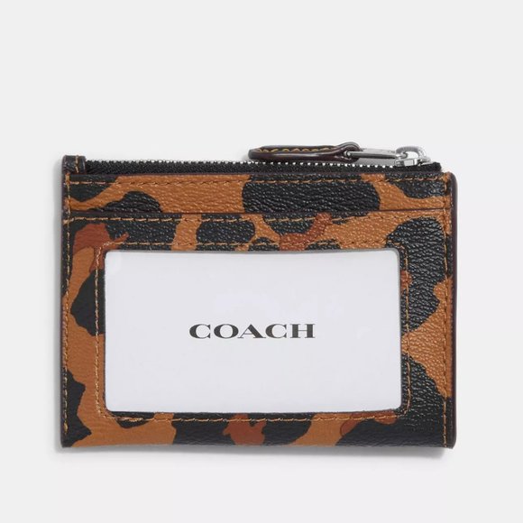 🐆Mini Skinny Id Case With Leopard Print - Picture 2 of 10